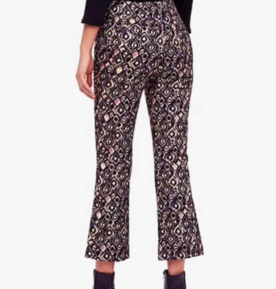 NWT Free People Mod Cropped Kick-Flare Pants - Picture 3 of 8